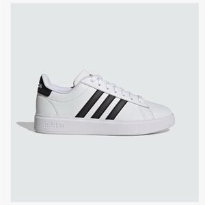 Adidas Classic White with Black Stripes Shoes
